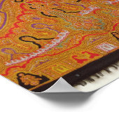 Kaschmirschal, c.1870-80 poster (Ecke)