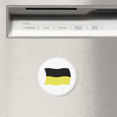 Kaschubische Flagge Magnet (In Situ (Geschirrspüler))