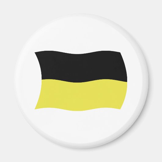 Kaschubische Flagge Magnet (Vorne)