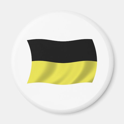 Kaschubische Flagge Magnet (Vorne)