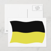 Kaschubische Flagge Postkarte (Vorne/Hinten)