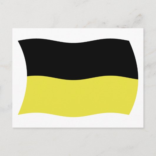 Kaschubische Flagge Postkarte (Vorderseite)