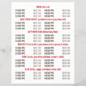 Käse an Bord, Käsewerbung Flyer (Hinten)