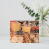Käse auf dem Markt Postkarte (Stehend Vorderseite)