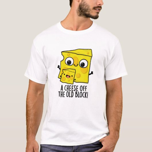 Käse aus dem alten Block Funny Food Puff T-Shirt (Vorderseite)
