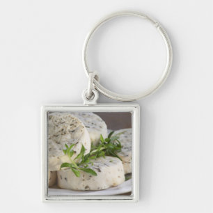 Käse aus französischer Ziege - Chevre - mit Krä Schlüsselanhänger