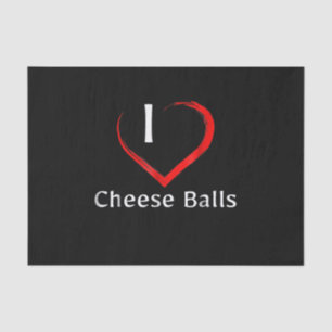 Käse Balls Novelty Appetizers Seidenpapier