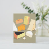 Käse bitte Postkarte (Stehend Vorderseite)