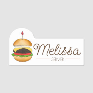 Käse Burger Cheeseburger Bar Grille Restaurant Namensschild