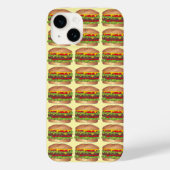 Käse Burger Hamburger Cheeseburger Feinschmecker C Case-Mate iPhone Hülle (Rückseite)