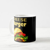 Käse Burger National Hamburger Day Fast Food Kaffeetasse (Vorderseite Links)