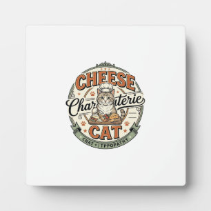 Käse Charcuterie Katze Käse Charcuterie Katze Vint Fotoplatte