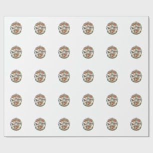 Käse Charcuterie Katze Käse Charcuterie Katze Vint Geschenkpapier