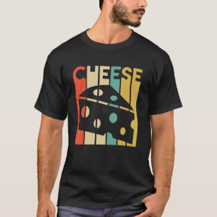 Käse Cheddar Käse Cool Retro Vintage T-Shirt