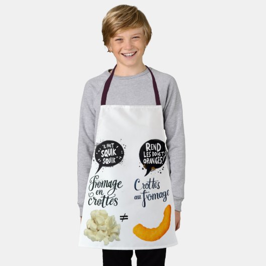 Käse & Crottes Schürze (Getragen)