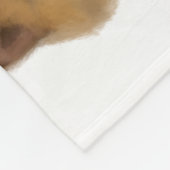 Käse das Fat Shiba Inu Muster Blanket Fleecedecke (Ecke)