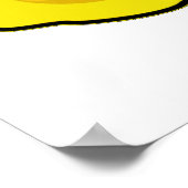 Käse, der Sie mit lustigen Nahrungskanonen trifft Poster (Ecke)