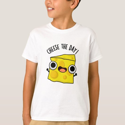 Käse Der Tag Funny Food Puff T-Shirt (Vorderseite)