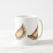 Käse Empanadas Spanischer Feinschmecker für latein Kaffeetasse (VorderseiteRechts)