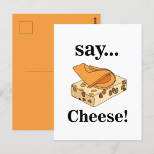 Käse Essen Lustig Postkarte