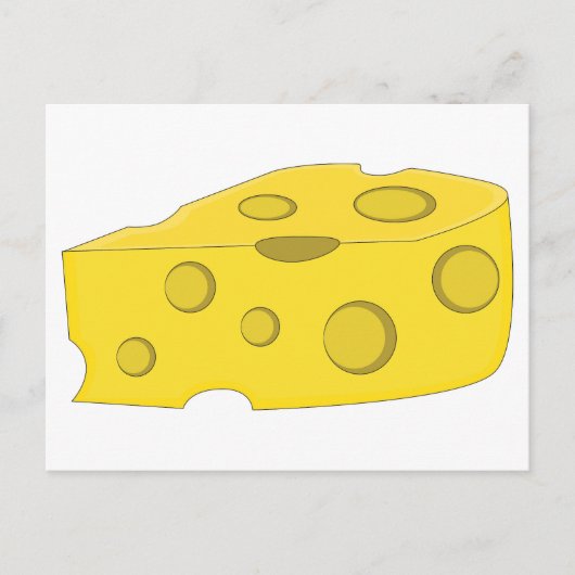 Käse Feiertagspostkarte (Vorderseite)
