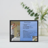 Käse Fondue Recipe Fondue Postkarte (Stehend Vorderseite)