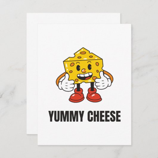 Käse Food Kawaii Face (Vorne/Hinten)