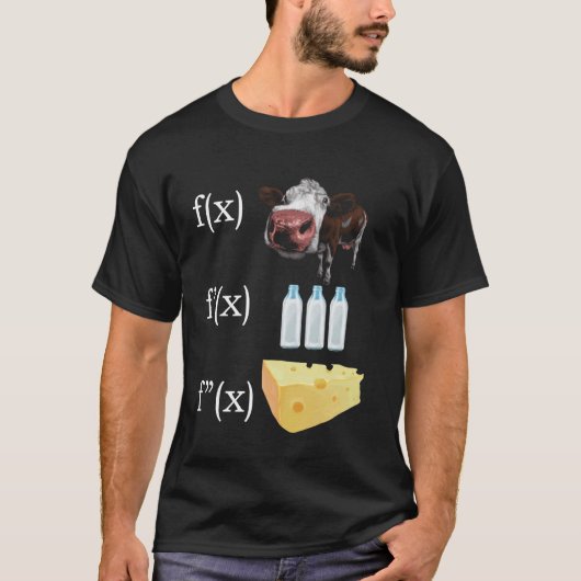 Käse Formel Mathe Humor T-Shirt (Vorderseite)
