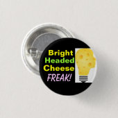 Käse-Freak! Button (Vorne & Hinten)