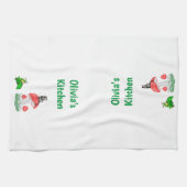Käse Frosch Pilz Maus Küche Handtuch (Horizontal)