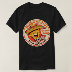 Käse für den Sieg Lustiger Gamer Nacho T-Shirt