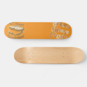 Käse, gegrillt, heiße Käsesorten Skateboard (Horizontal)