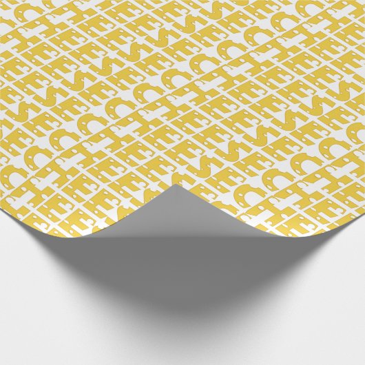 Käse Geschenkpapier (Ecke)