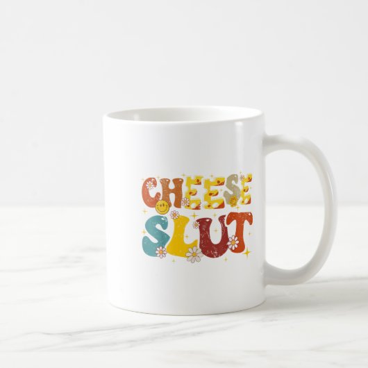Käse Groovy Sarcastic Funny Sprichwort Weihnachten Kaffeetasse (Rechts)