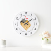 Käse Große Wanduhr (Zuhause)