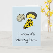 Käse-Gruß-Karte Karte (Gelbe Blume)