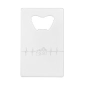 Käse Heartbeat Geldbeutel Flaschenöffner (Rückseite)