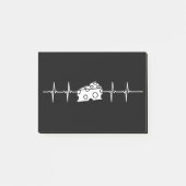 Käse Heartbeat Post-it Klebezettel (Vorderseite)