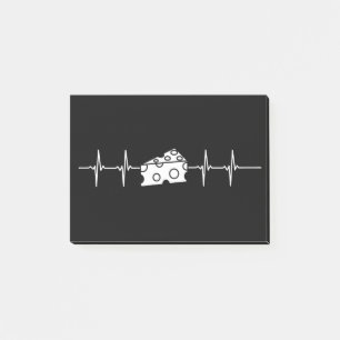 Käse Heartbeat Post-it Klebezettel