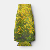 KÄSE & HELLE GELBE BLUMENDESIGN FLASCHENKÜHLER (Vorderseite)