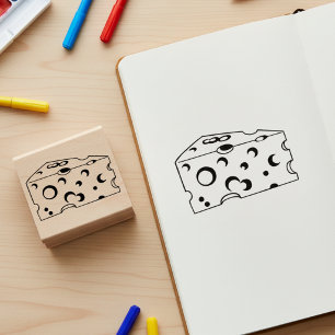 Käse Holzstempel für Kunsthandwerk Gummistempel