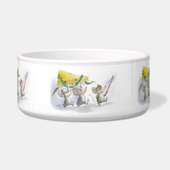 Käse in der Weihnachtsschale Napf (Vorderseite)