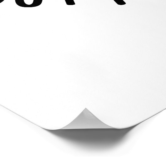 Käse ist Gouda, aber ich habe Feta Funny Food Pun Poster (Ecke)