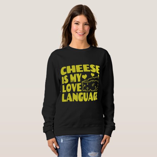 Käse ist meine Liebe - Chesse Lovers Sweatshirt (Vorne ganz)