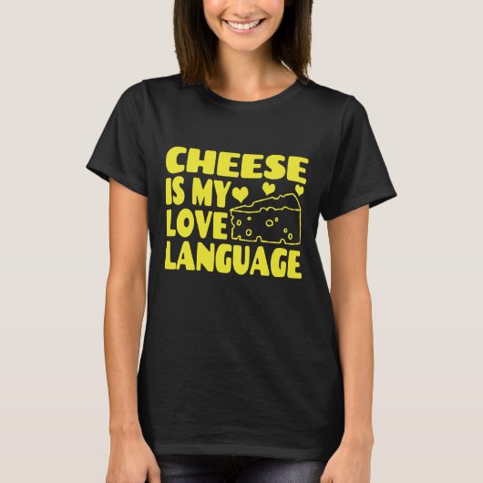 Käse ist meine Liebe - Chesse Lovers T-Shirt (Vorderseite)