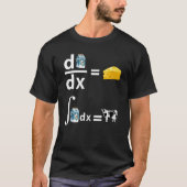 Käse-Kalkulation| Funny Science Mathe T-Shirt (Vorderseite)