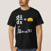 Käse-Kalkulation| Funny Science Mathe T-Shirt (Vorderseite)