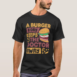 Käse-Käse Burger Day Fast Food Burger T-Shirt