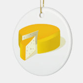 Käse Keramik Ornament (Links)