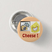 "Käse-Knopf! " Button (Vorne & Hinten)